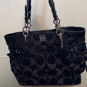 Black coach purse